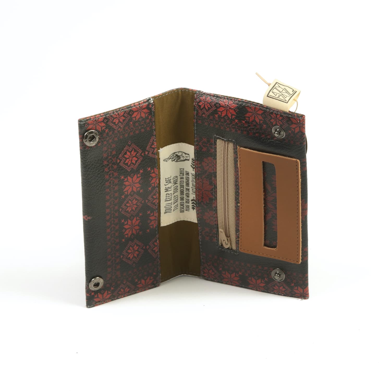 Γυναικεία καπνοθήκη από ψηφιακά εκτυπωμένη δερματίνη